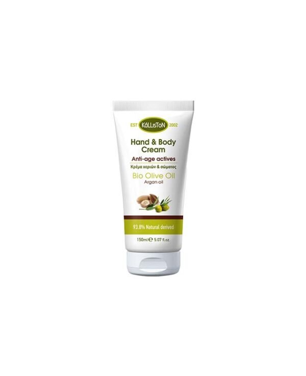 Hand and body cream with anti-age actives with argan oil 150ml